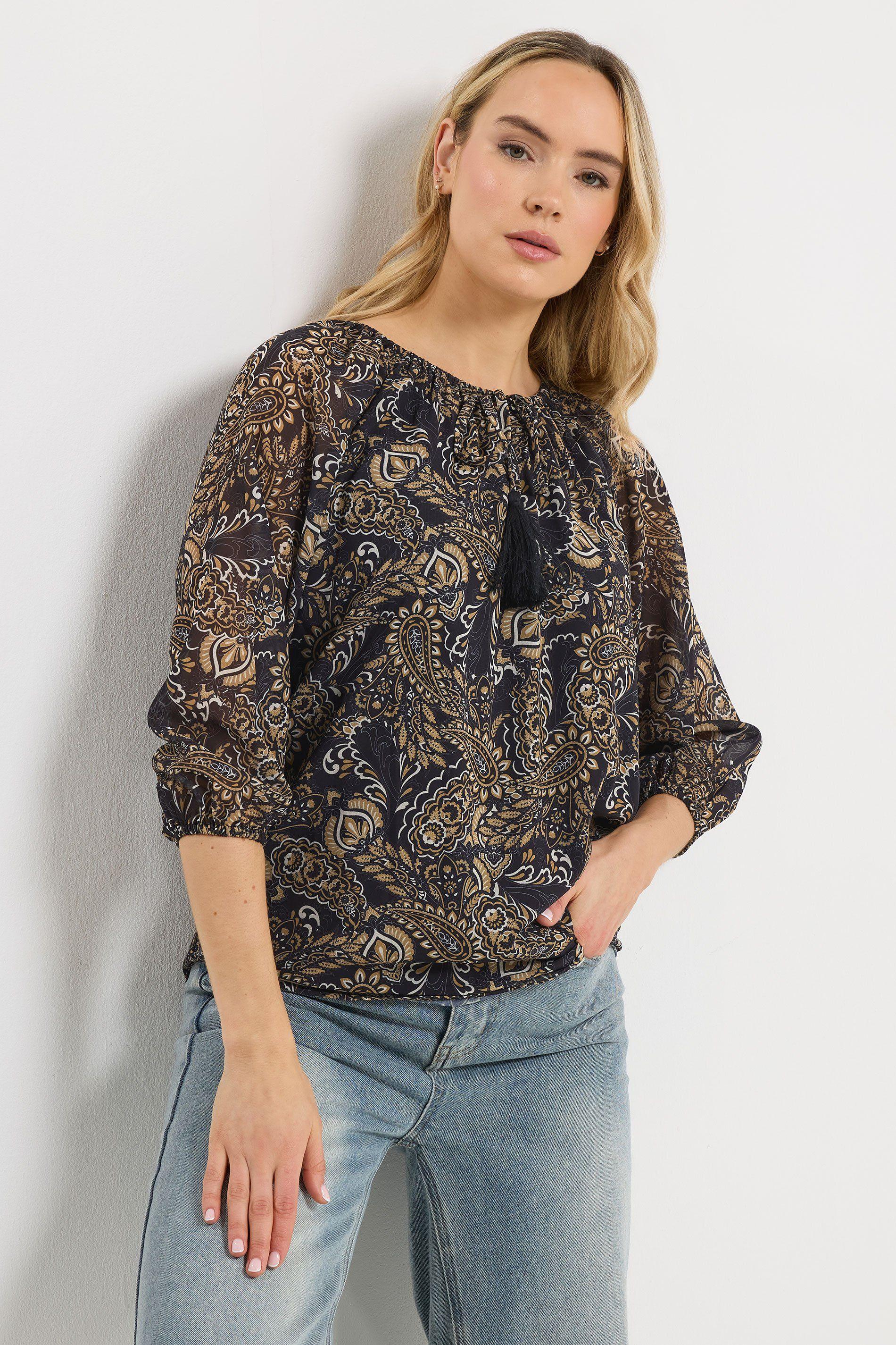 Tall Paisley Chiffon Blouse by LONG TALL SALLY