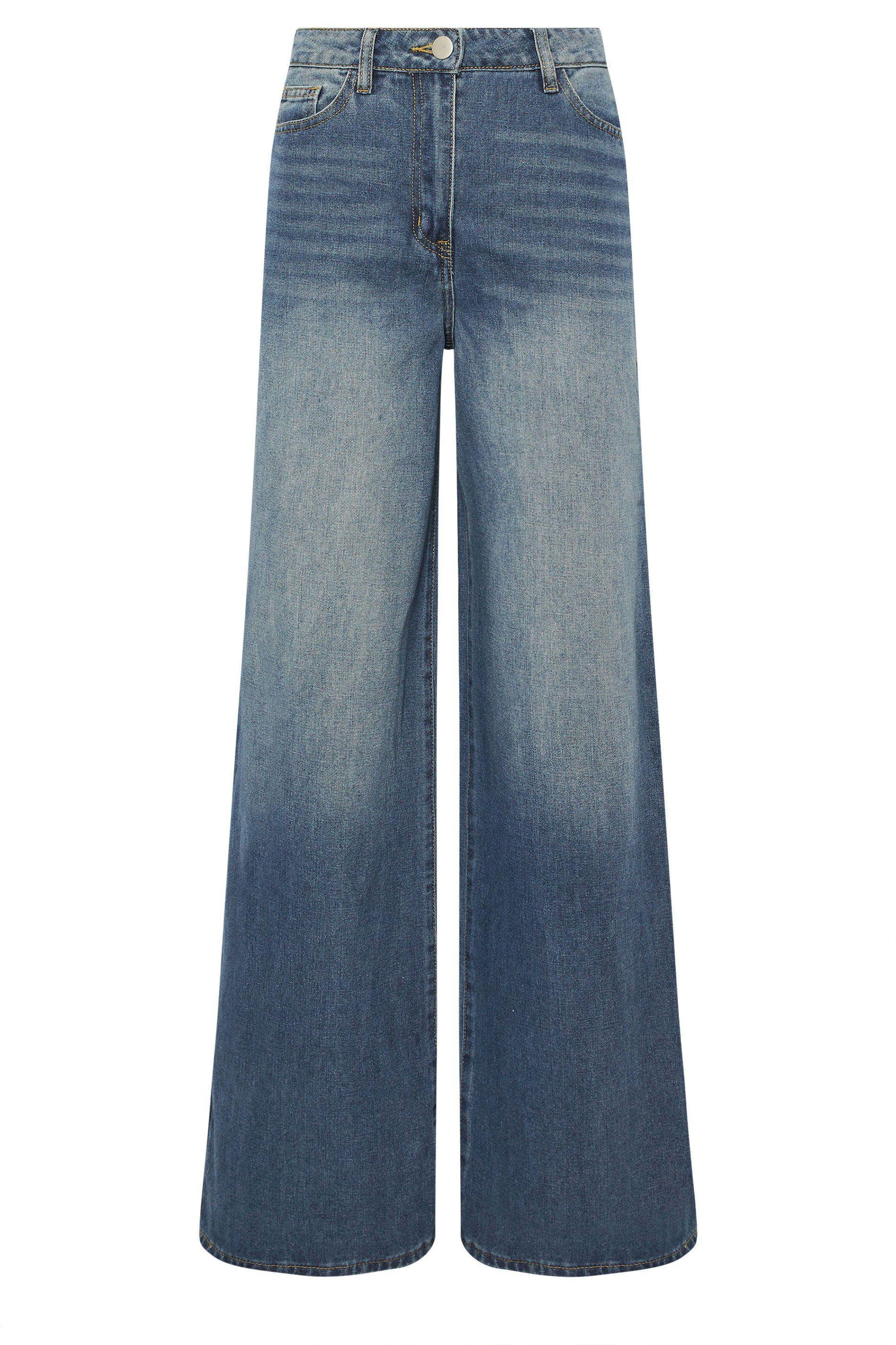 Tall Palazzo Wide Leg Jeans by LONG TALL SALLY