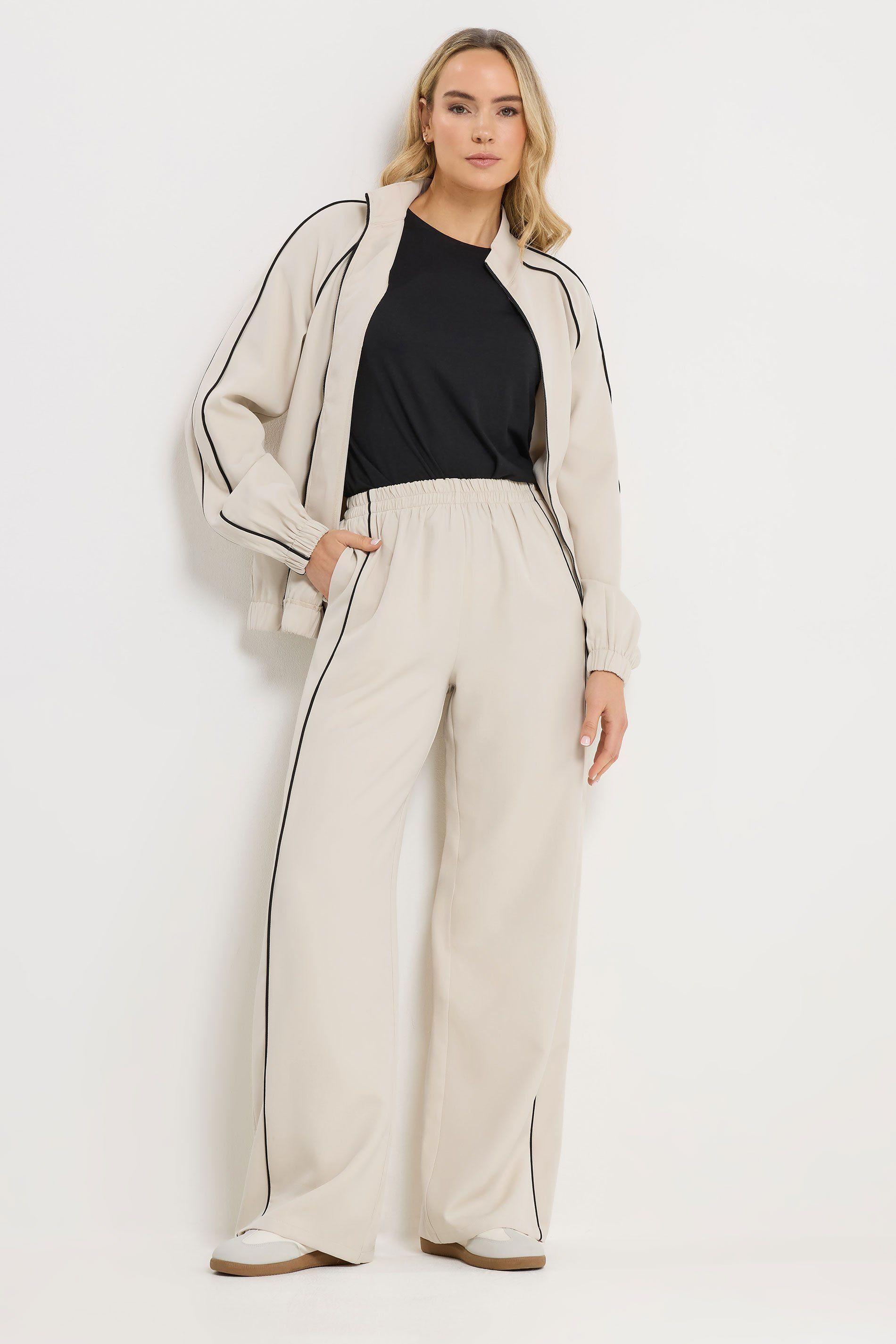 Tall Piped Wide Leg Trousers by LONG TALL SALLY