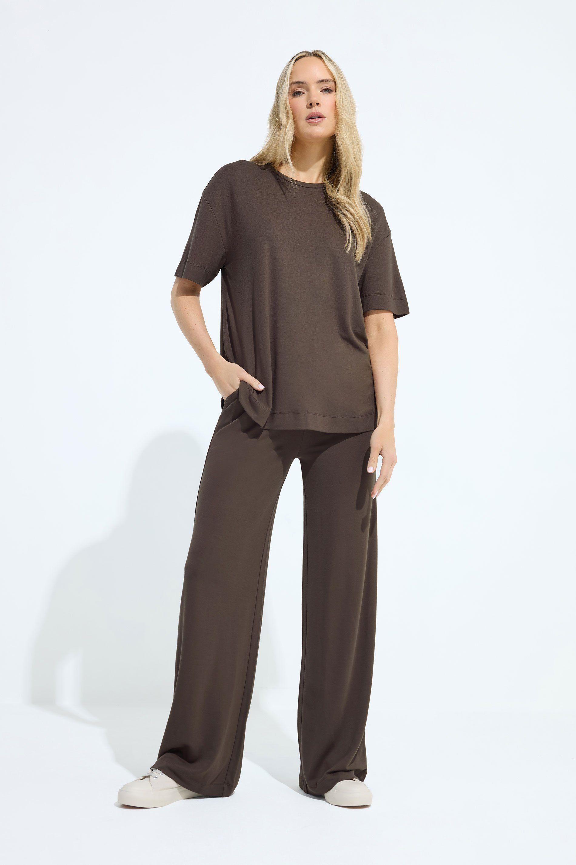 Tall Premium Wide Leg Trousers by LONG TALL SALLY