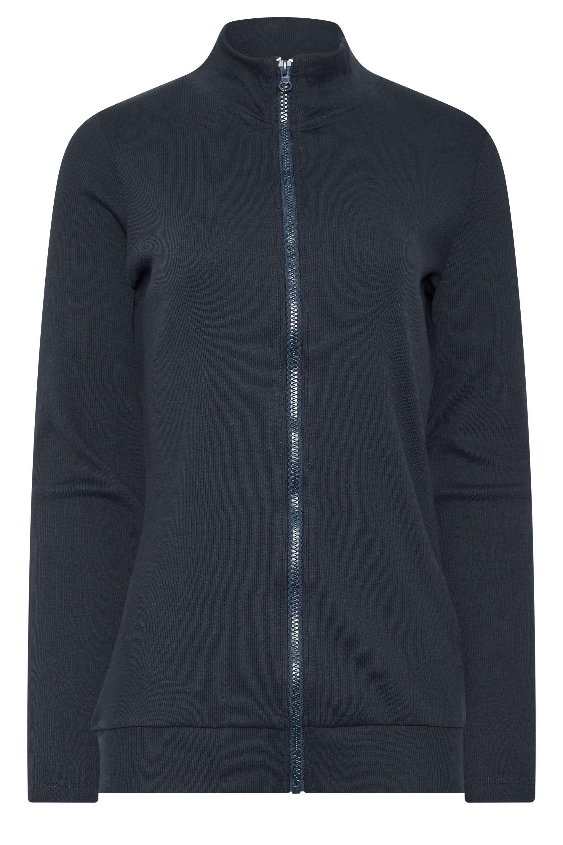 Tall Ribbed Zip Through Top by LONG TALL SALLY