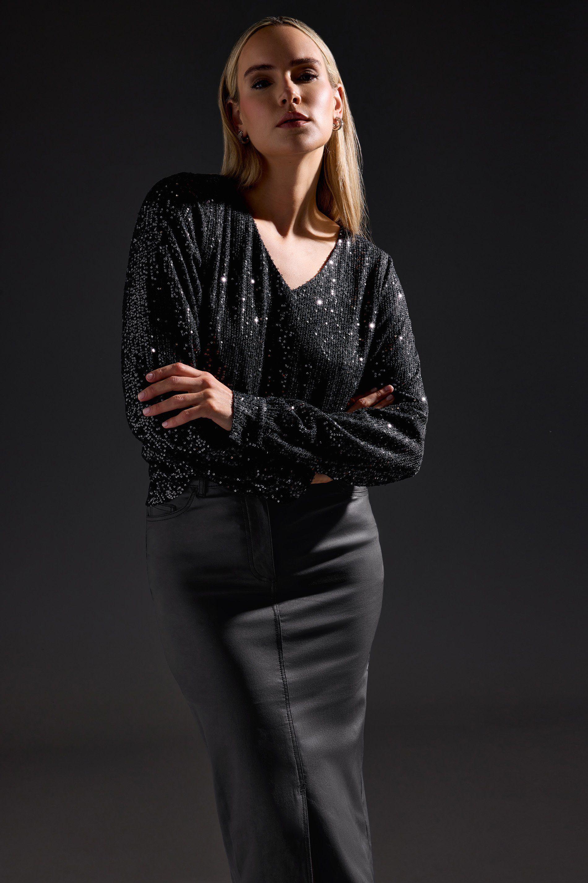 Tall Sequin Top by LONG TALL SALLY