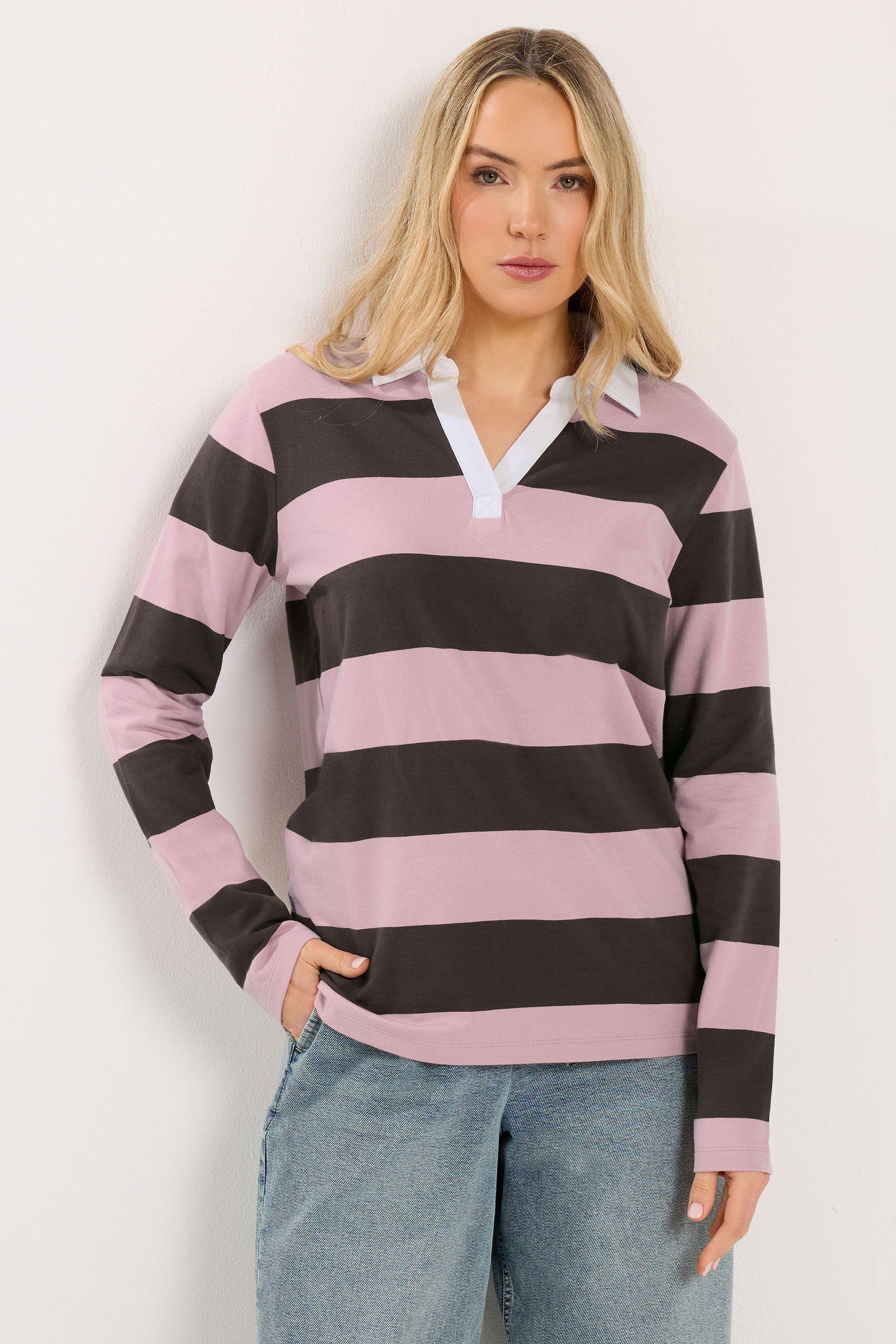 Tall Striped Rugby Sweatshirt by LONG TALL SALLY