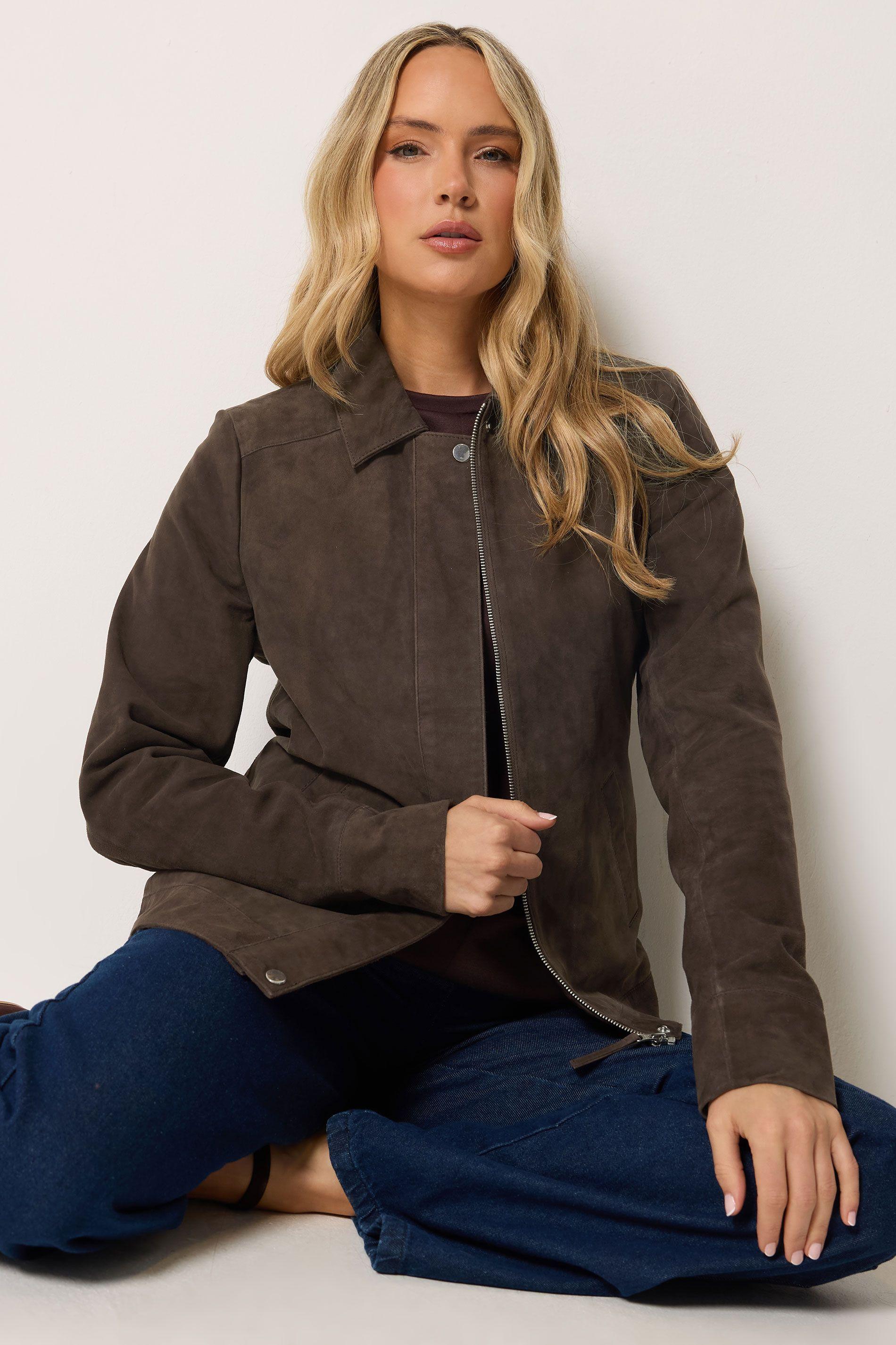 Tall Suede Jacket by LONG TALL SALLY