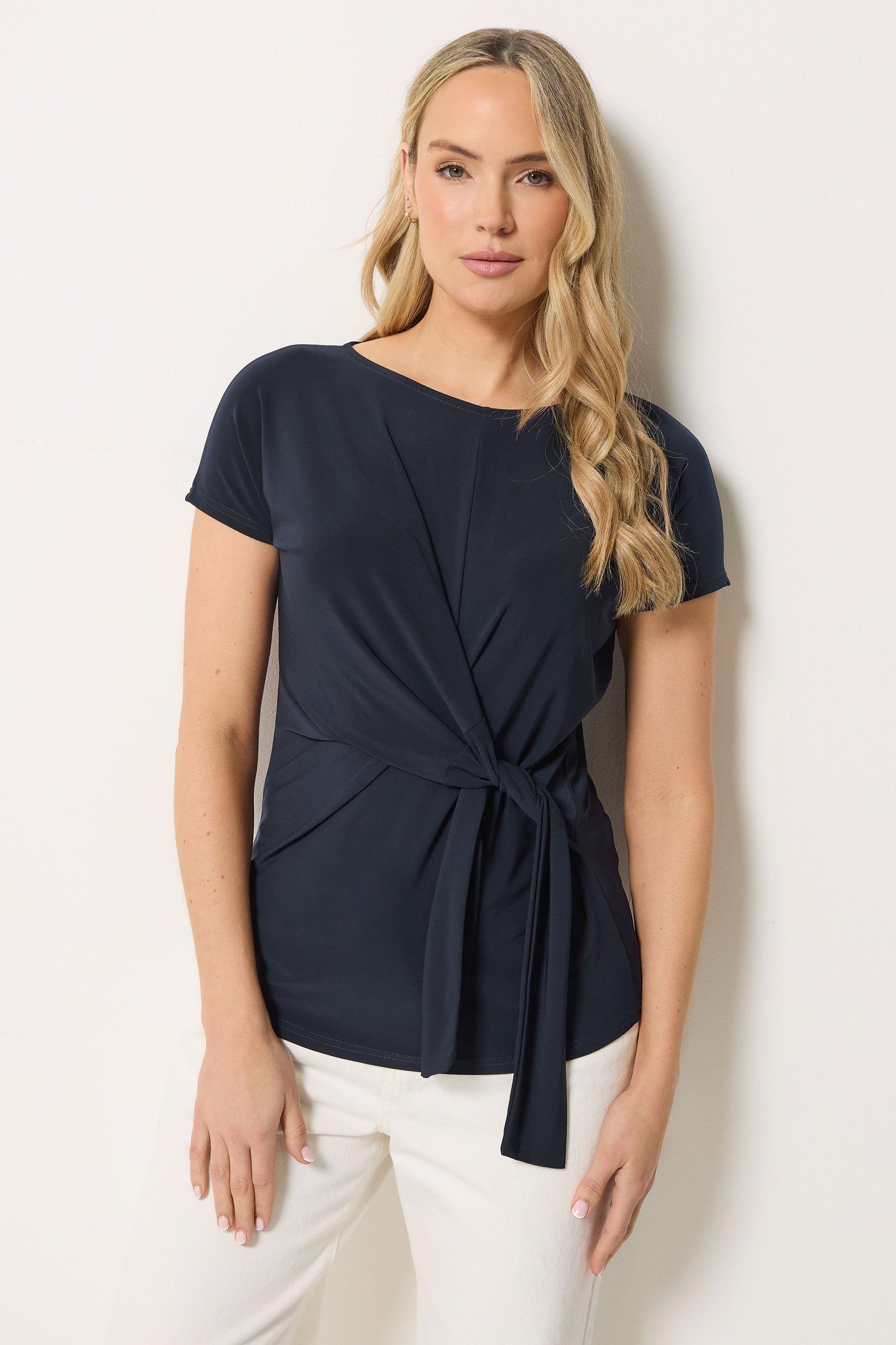 Tall Tie Detail Top by LONG TALL SALLY