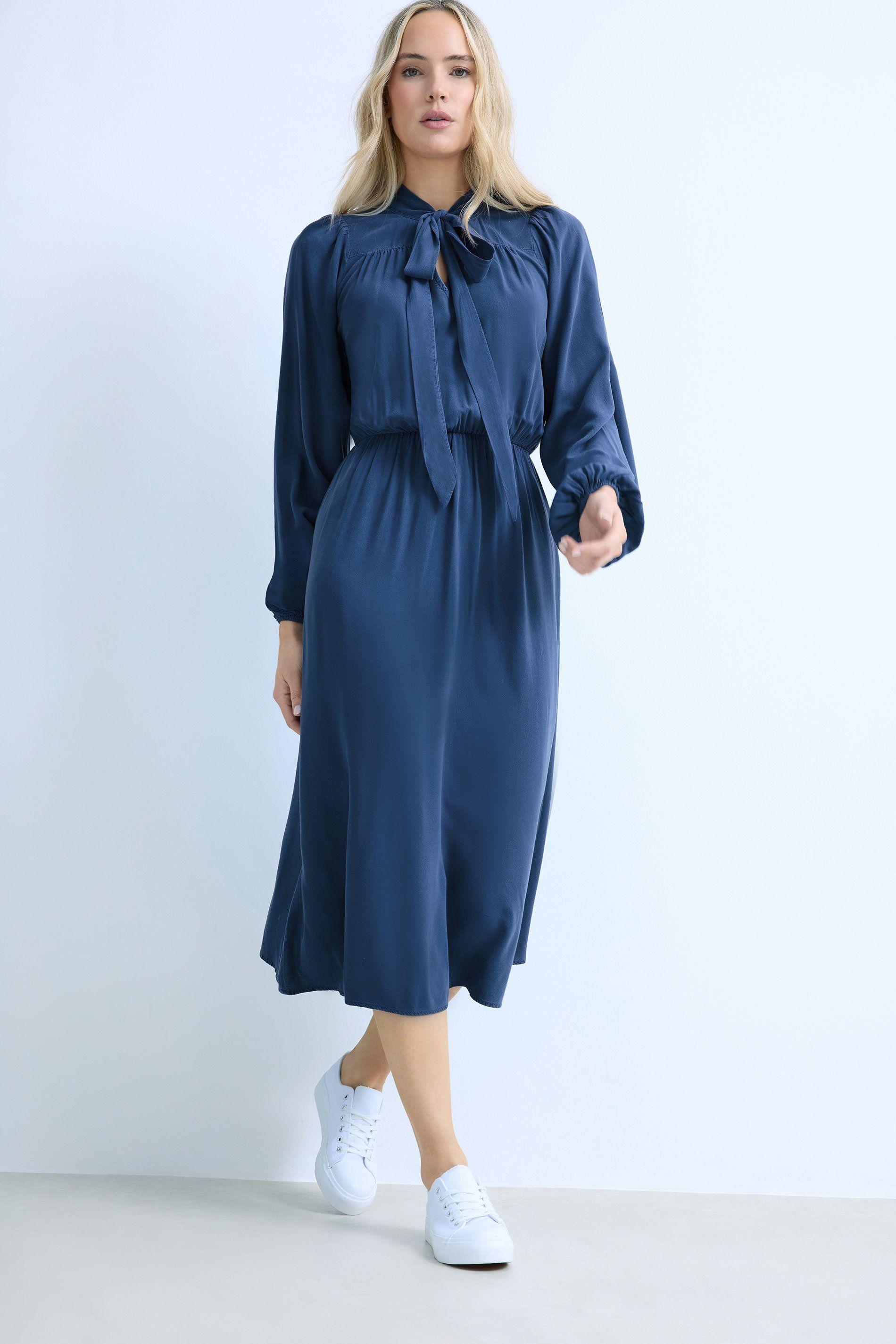 Tall Tie Neck Midi Dress by LONG TALL SALLY