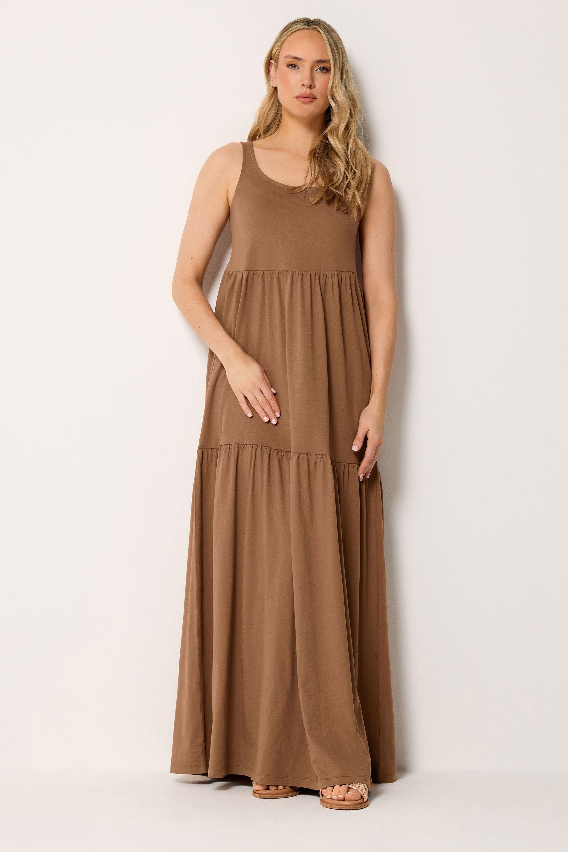 Tall Tiered Maxi Dress by LONG TALL SALLY