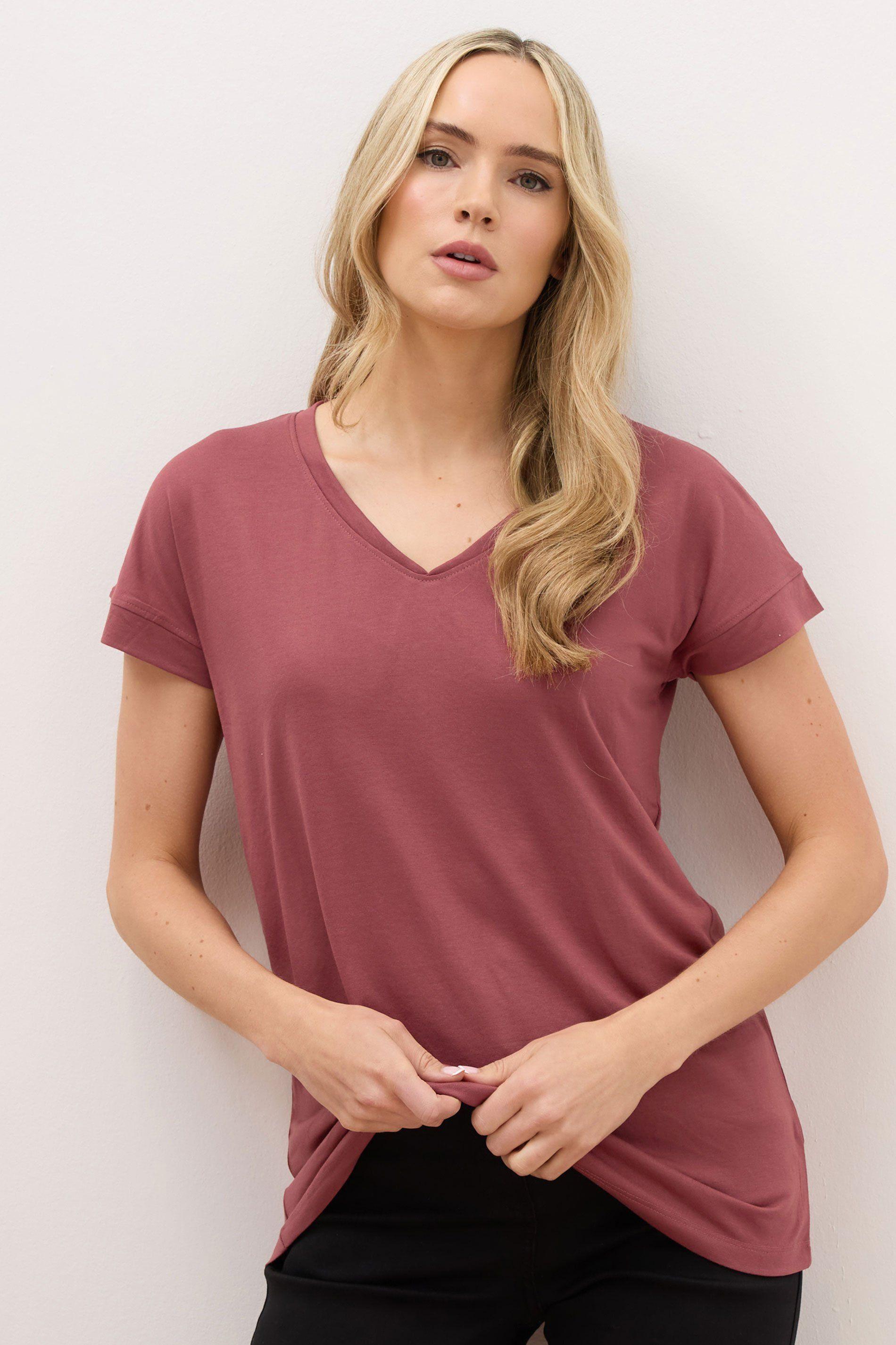 Tall V-Neck Modal T-Shirt by LONG TALL SALLY