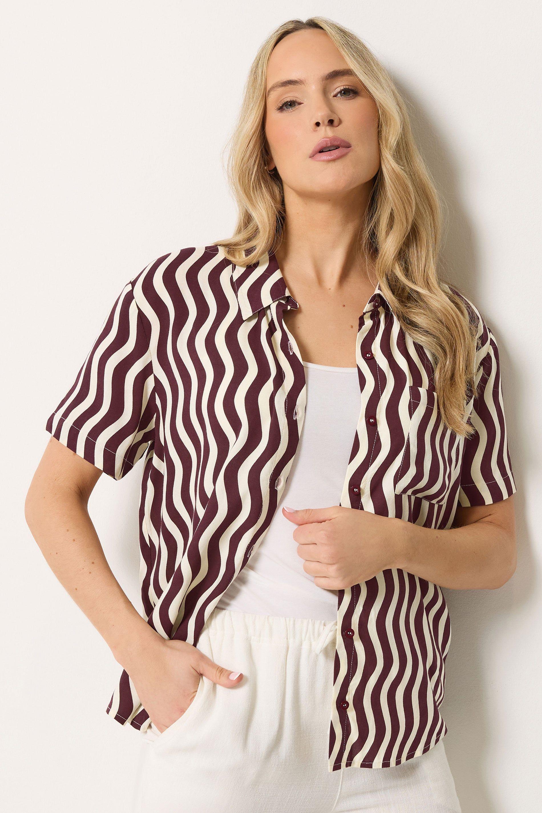 Tall Wavy Print Shirt by LONG TALL SALLY