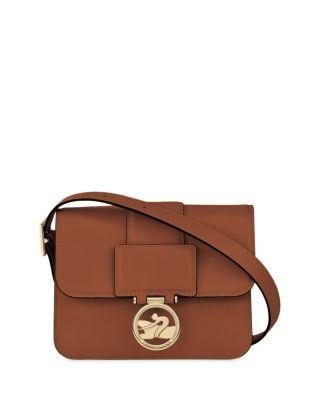 Box-Trot Small Leather Crossbody Bag by LONGCHAMP