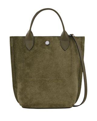 Cabas Small Velvet Top Handle Bag by LONGCHAMP