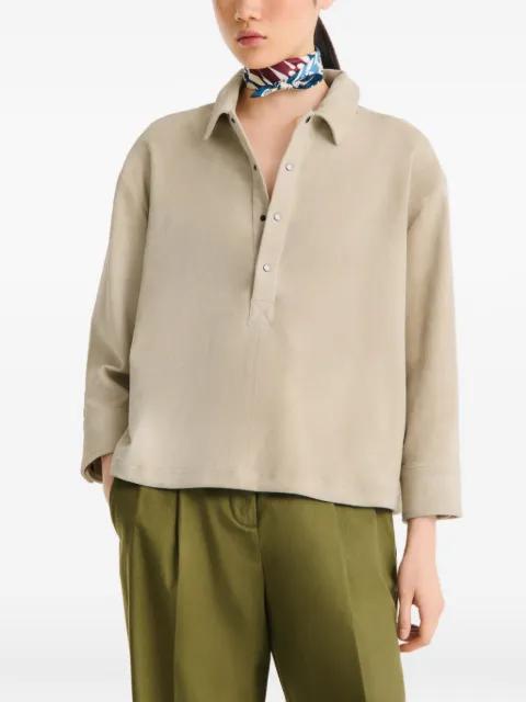 Catch The Parisian Wave silk scarf by LONGCHAMP