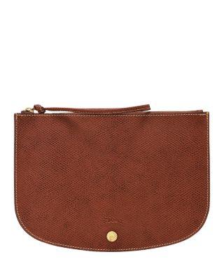 Epure Leather Pouch by LONGCHAMP