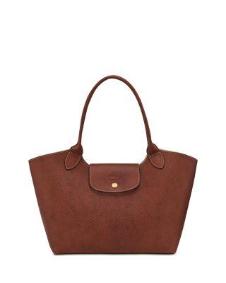 Epure Leather Shoulder Tote by LONGCHAMP