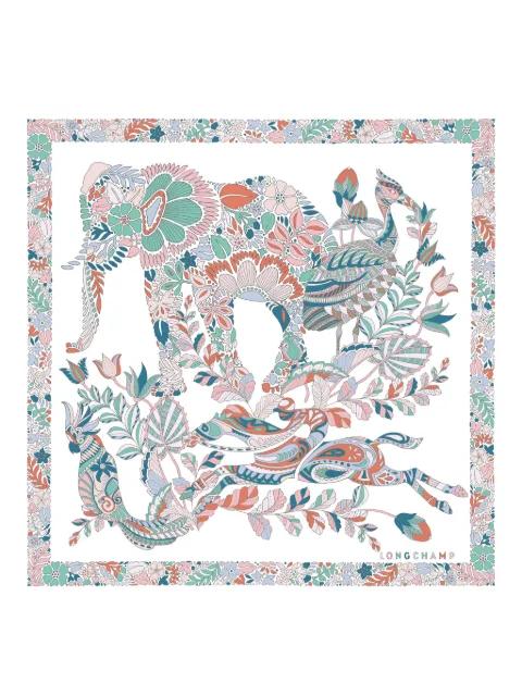 Forêt silk scarf by LONGCHAMP