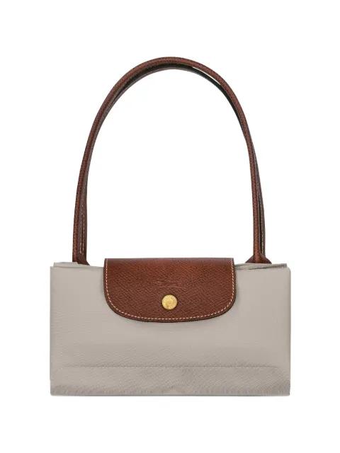 L Le Pliage top-handle pebble tote bag by LONGCHAMP