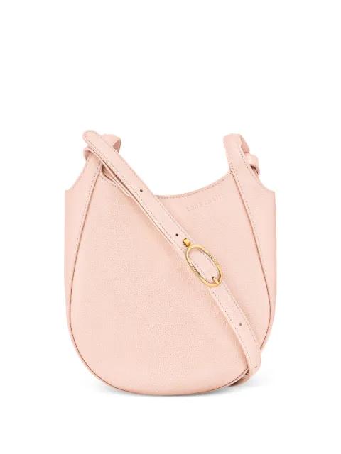 Le Foulonné S grained-leather shoulder bag by LONGCHAMP