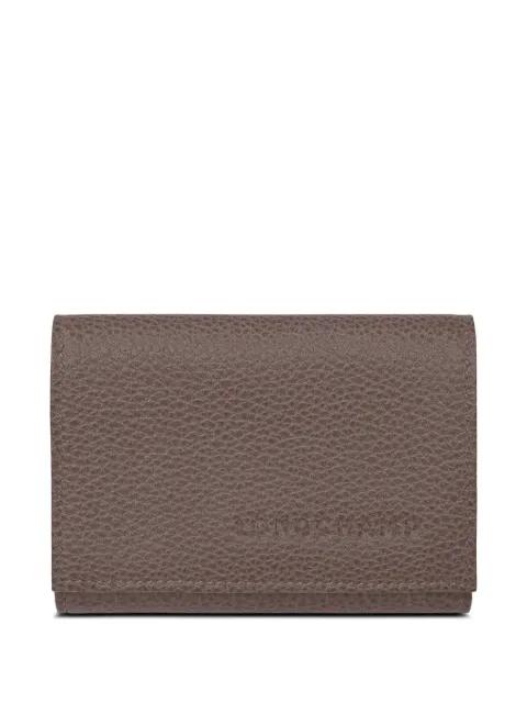 Le Foulonné leather wallet by LONGCHAMP