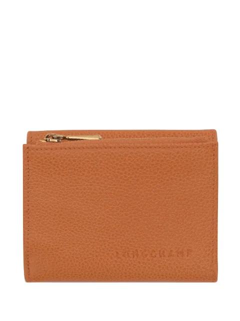 Le Foulonné zipped compact wallet by LONGCHAMP