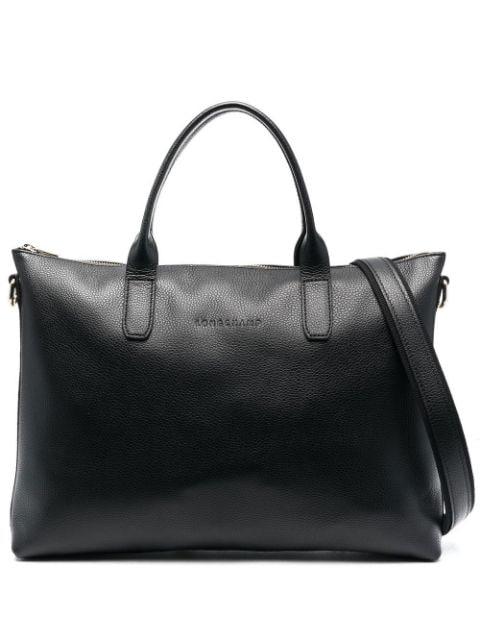Le Foulonna leather briefcase by LONGCHAMP