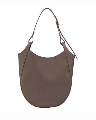 Le Foulonn&eacute; Large Leather Hobo Bag by LONGCHAMP
