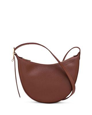 Le Foulonne Small Leather Crossbody by LONGCHAMP