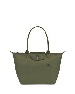 Le Pliage Green Medium Nylon Tote Bag by LONGCHAMP
