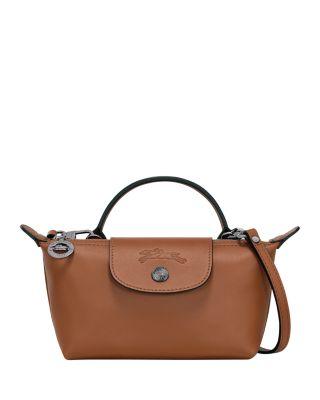 Le Pliage Xtra Leather Mini Crossbody Pouch by LONGCHAMP