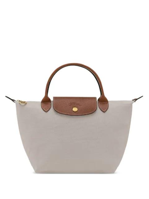 Le Pliage leather-trim tote bag by LONGCHAMP