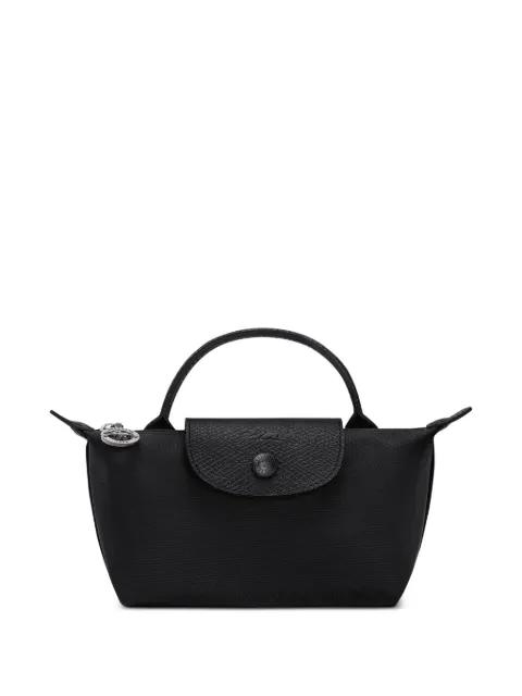 Le Pliage leather-trimmed pouch by LONGCHAMP