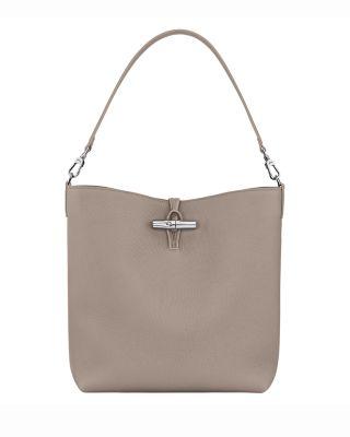 Le Roseau Leather Hobo Tote by LONGCHAMP