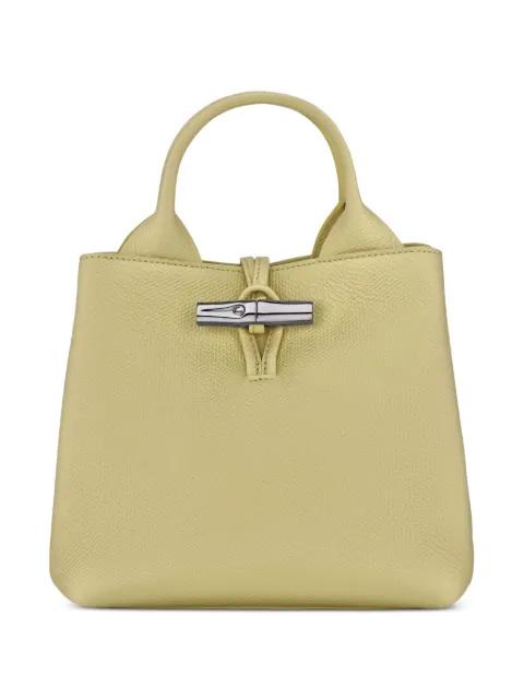Le Roseau S grained-leather tote bag by LONGCHAMP Le Roseau S grained-leather tote bag by LONGCHAMP