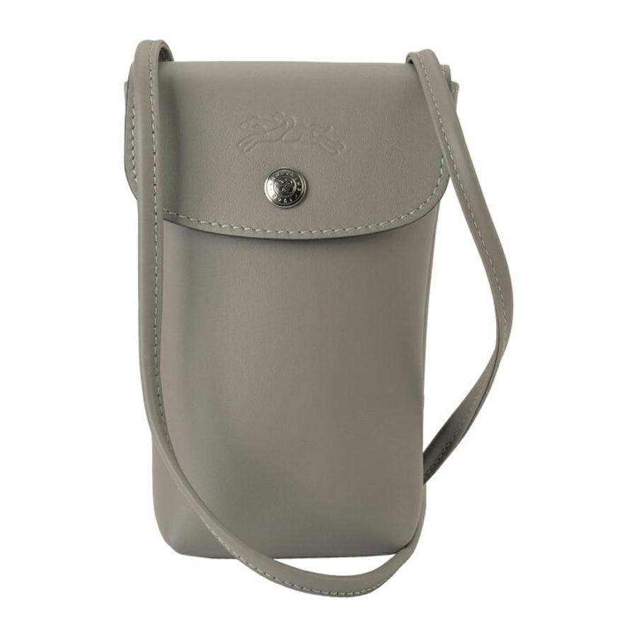 Longchamp Le Pliage Xtra Phone Case With Leather Lace Turtledove by LONGCHAMP