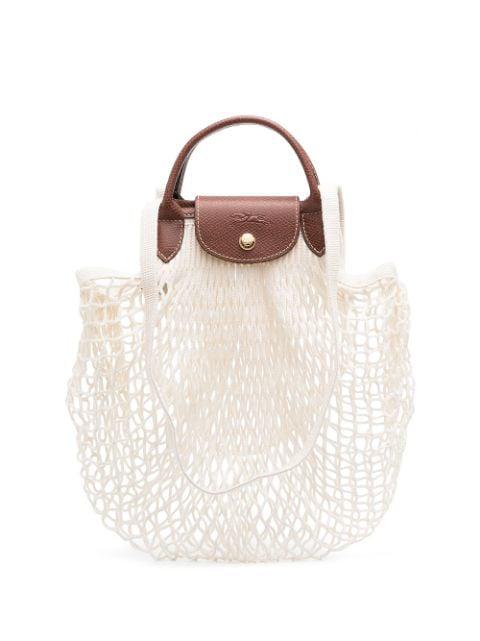 large Le Pliage Filet mesh bag by LONGCHAMP large Le Pliage Filet mesh bag by LONGCHAMP