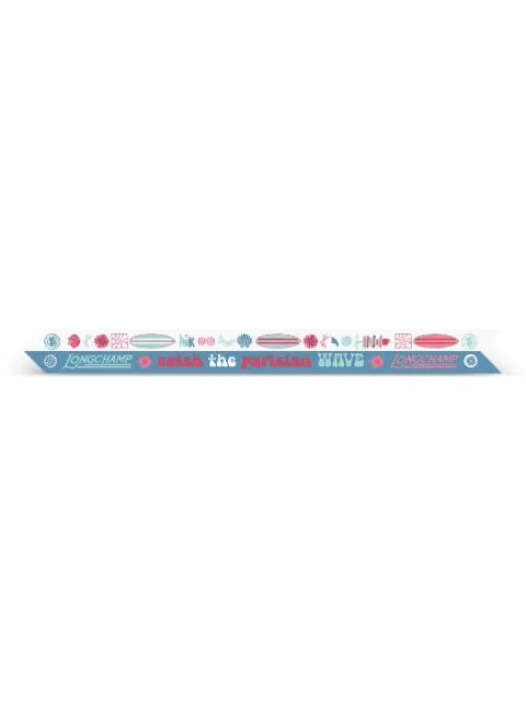 printed headband by LONGCHAMP