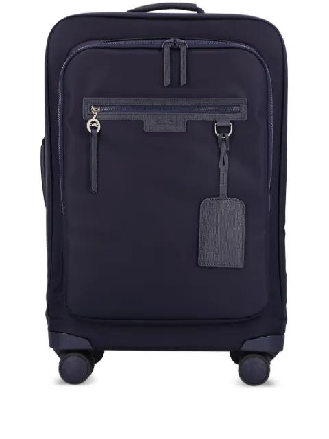 wheeled leather-trimmed trolley by LONGCHAMP