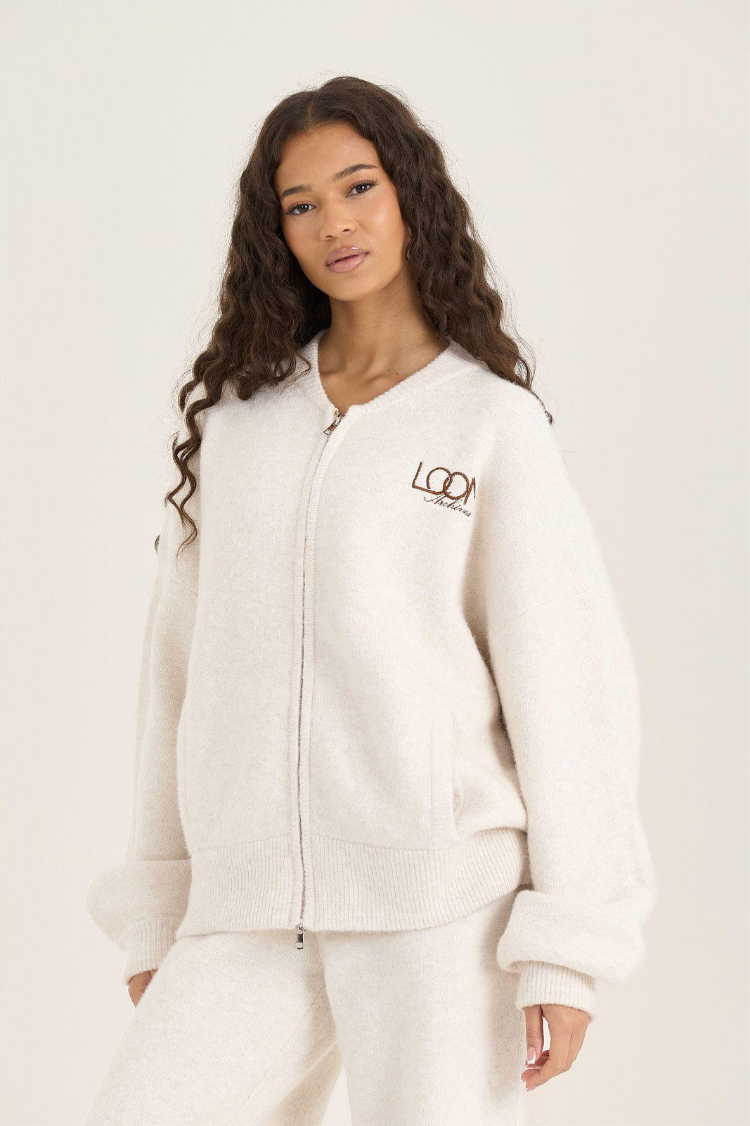 LOOM Zip Through Bomber Jacket by LOOM ARCHIVES