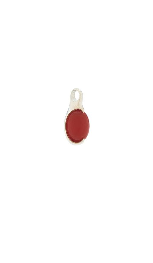 Loren Stewart Orb Pendant Necklace in Red by LOREN STEWART