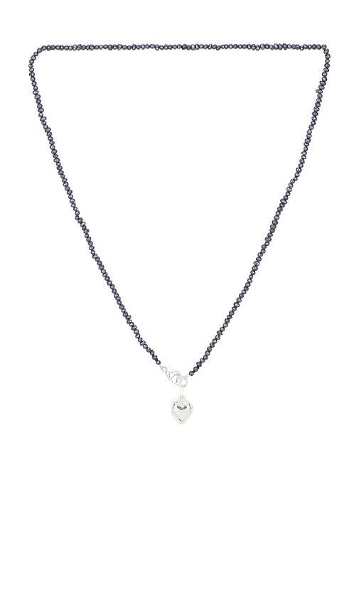 Loren Stewart Puff Love Choker Necklace in Metallic Silver by LOREN STEWART