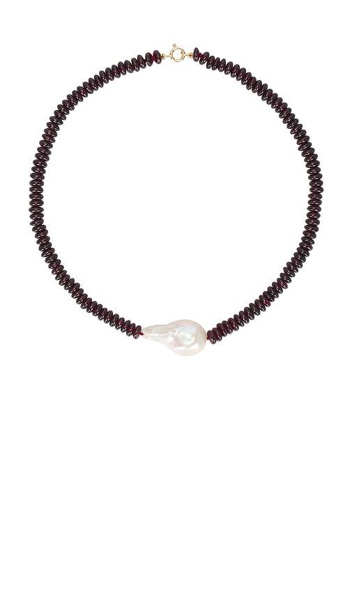 Loren Stewart Scarlet Baroque Necklace in Metallic Gold by LOREN STEWART