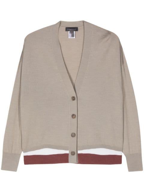 V-neck cardigan by LORENA ANTONIAZZI