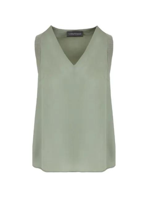 V-neck sleeveless top by LORENA ANTONIAZZI