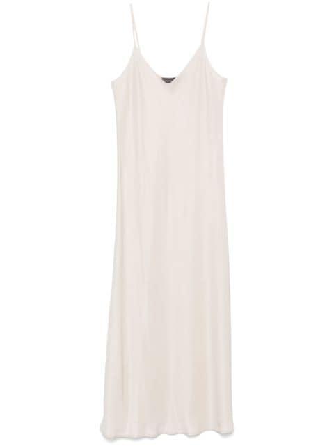 V-neck slip dress by LORENA ANTONIAZZI