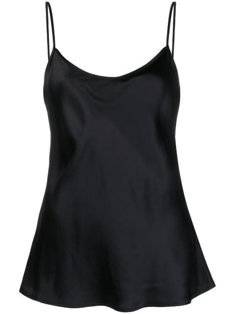 V-neck slip top by LORENA ANTONIAZZI