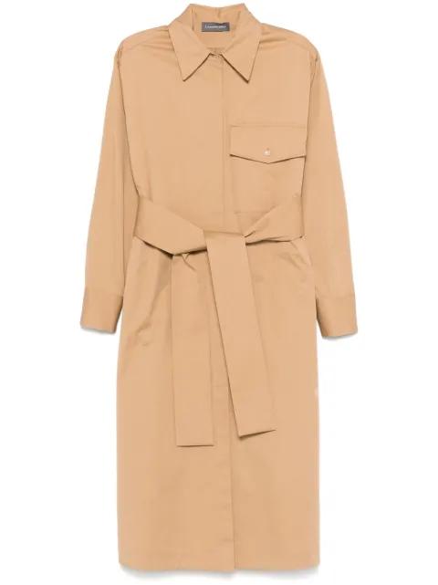 belted midi dress by LORENA ANTONIAZZI