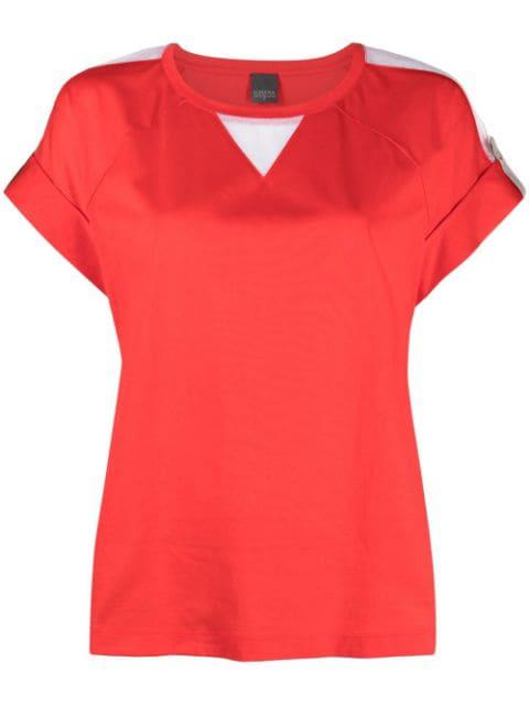 contrasting-print T-shirt by LORENA ANTONIAZZI
