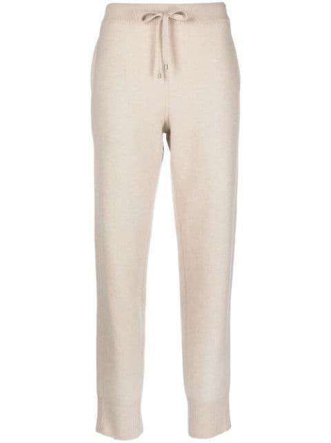 drawstring knitted track pants by LORENA ANTONIAZZI