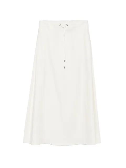 drawstring midi skirt by LORENA ANTONIAZZI