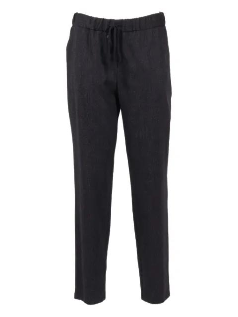 drawstring straight trousers by LORENA ANTONIAZZI