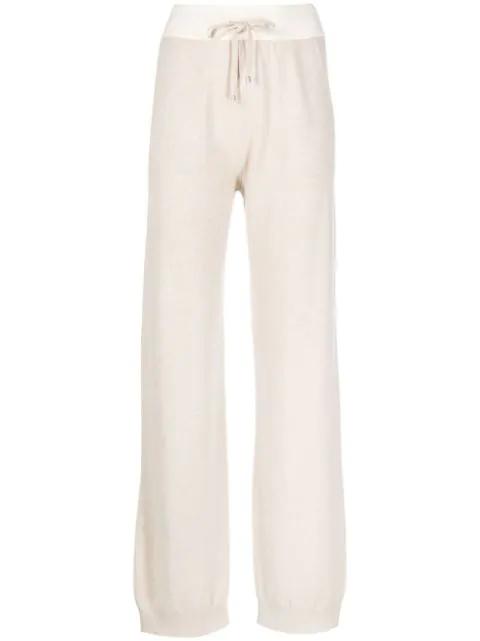 drawstring virgin-wool track pants by LORENA ANTONIAZZI